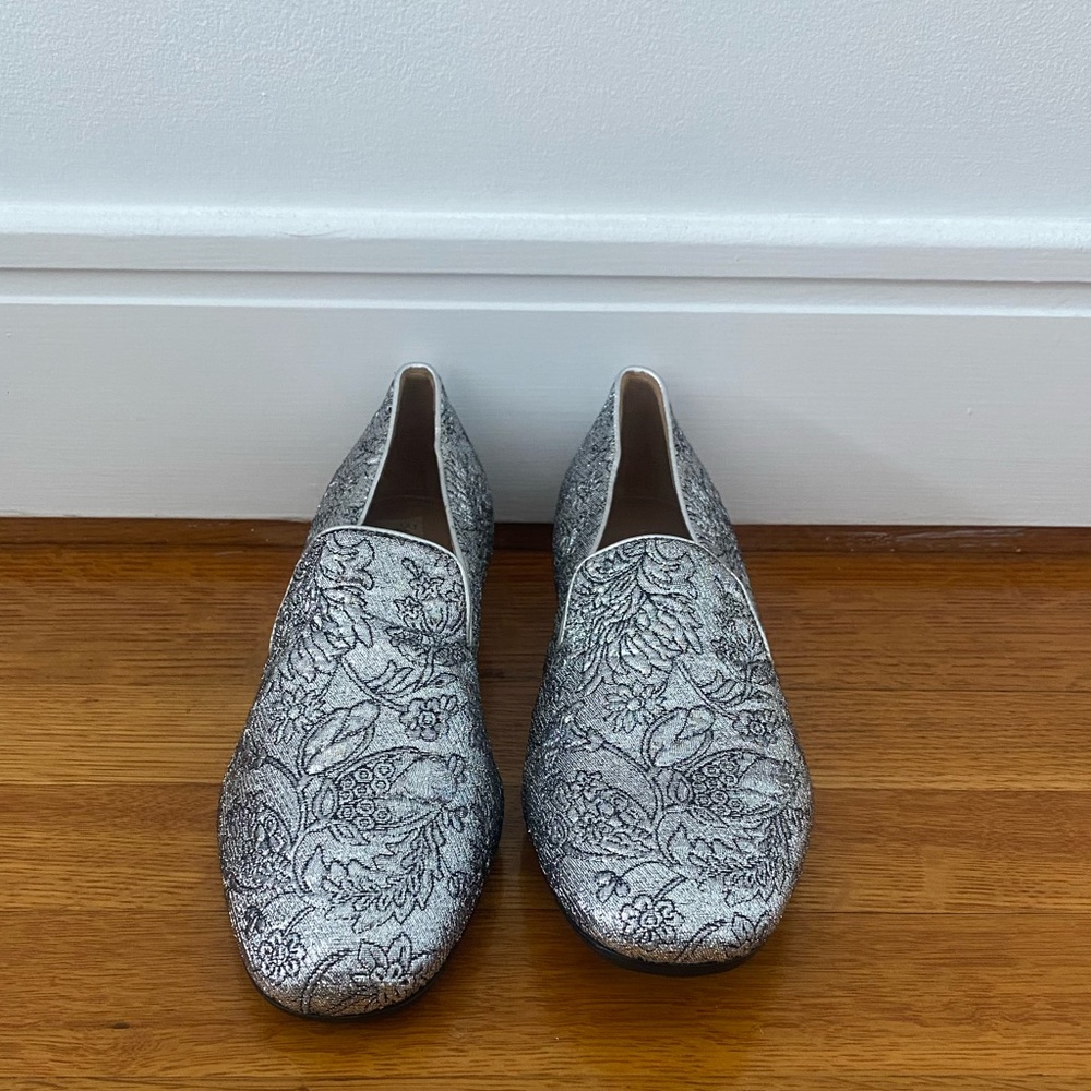 Michael Kors silver flats